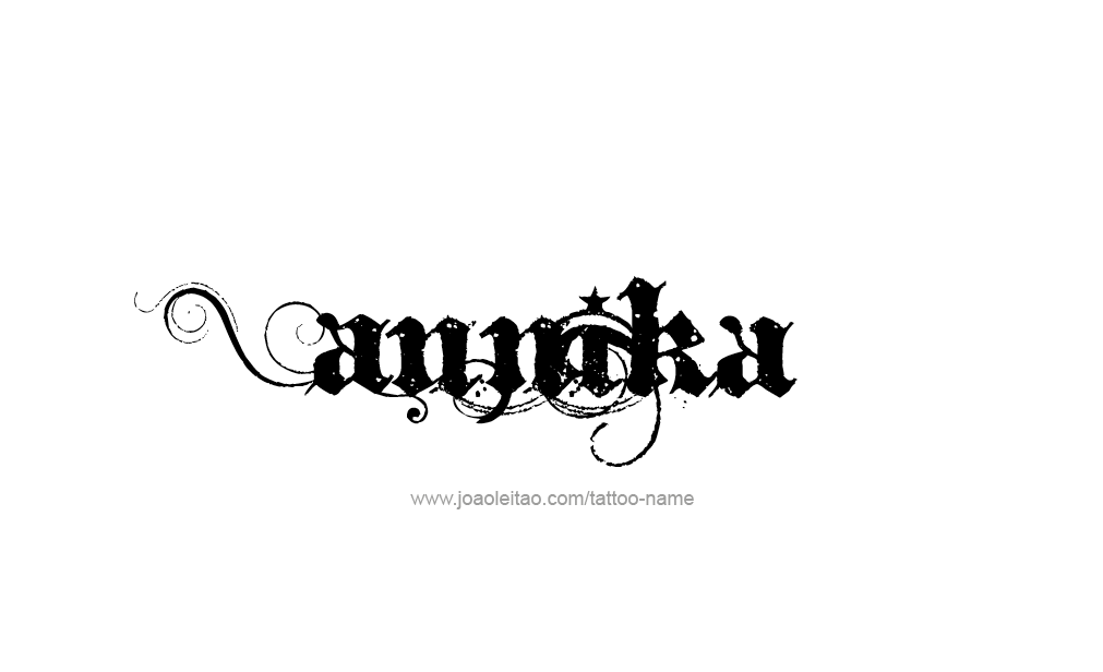 Tattoo Design  Name Annika   