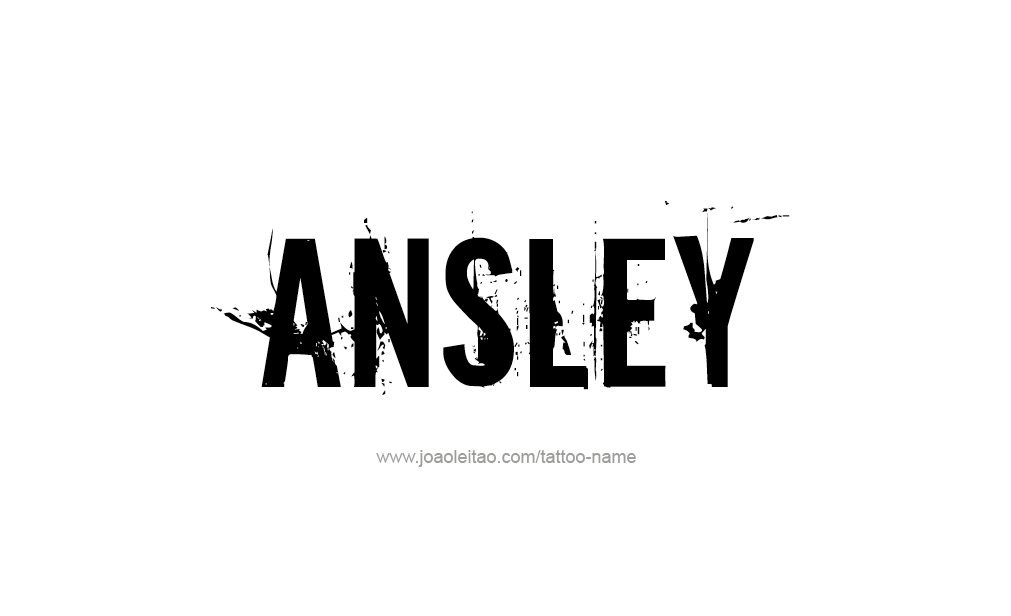 Tattoo Design  Name Ansley   