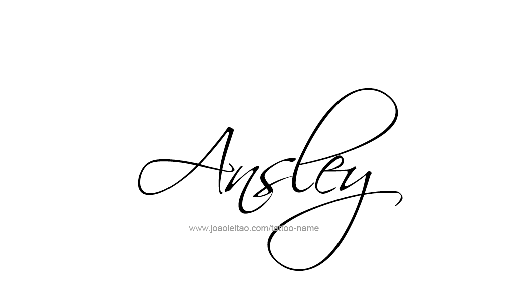 Tattoo Design  Name Ansley   