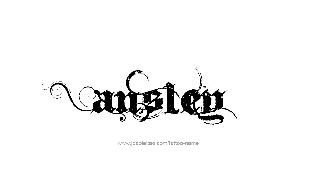 Tattoo Design  Name Ansley   