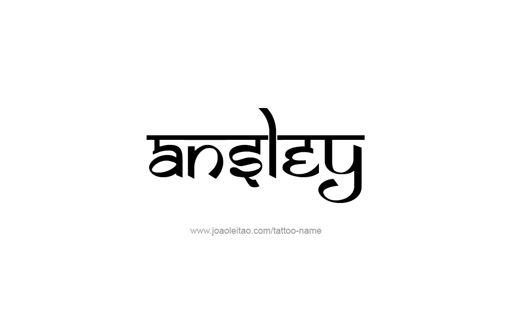 Tattoo Design  Name Ansley   