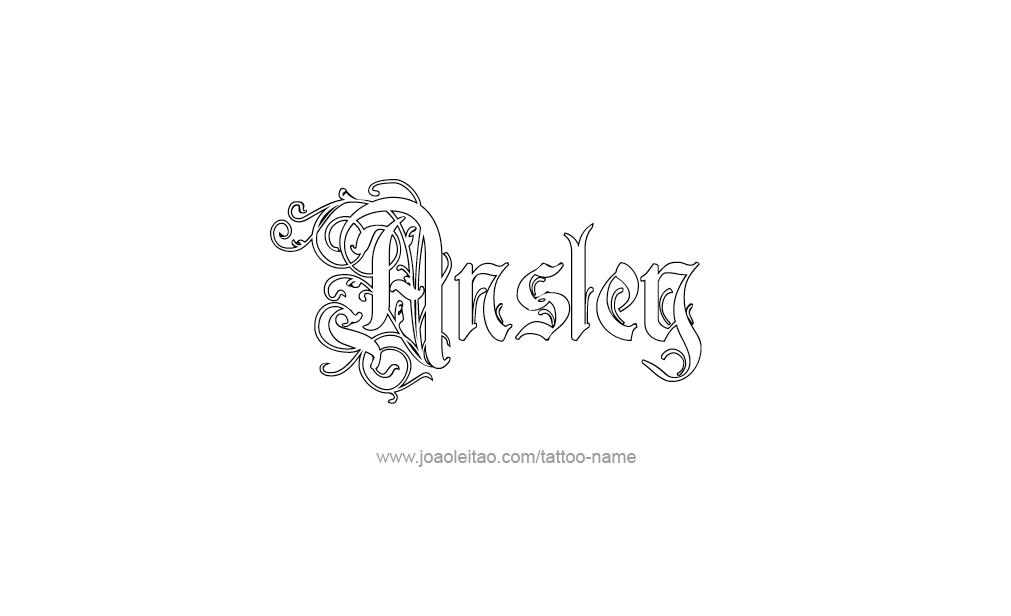 Tattoo Design  Name Ansley   