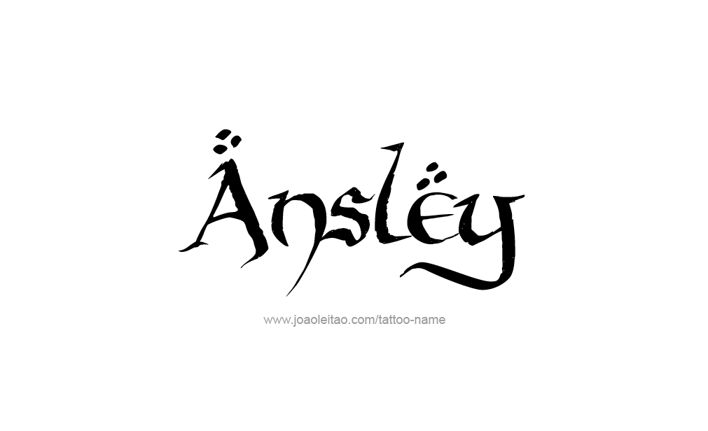 Tattoo Design  Name Ansley   