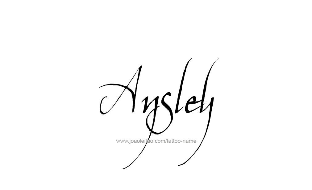 Tattoo Design  Name Ansley   