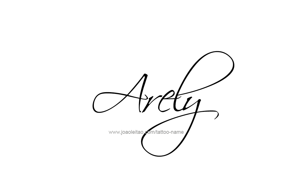 Tattoo Design  Name Arely   