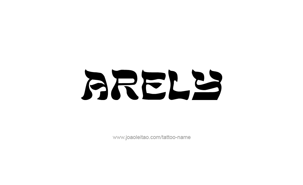 Tattoo Design  Name Arely   