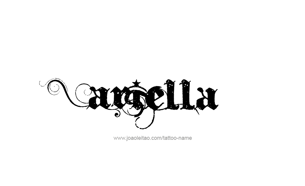 Tattoo Design  Name Ariella   