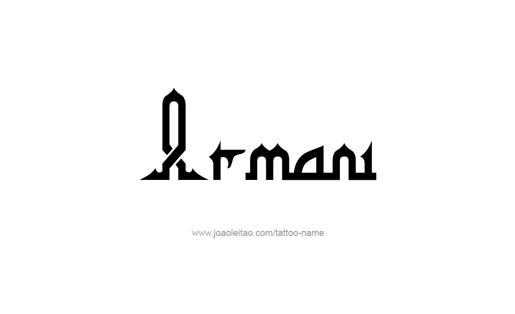 Tattoo Design  Name Armani  