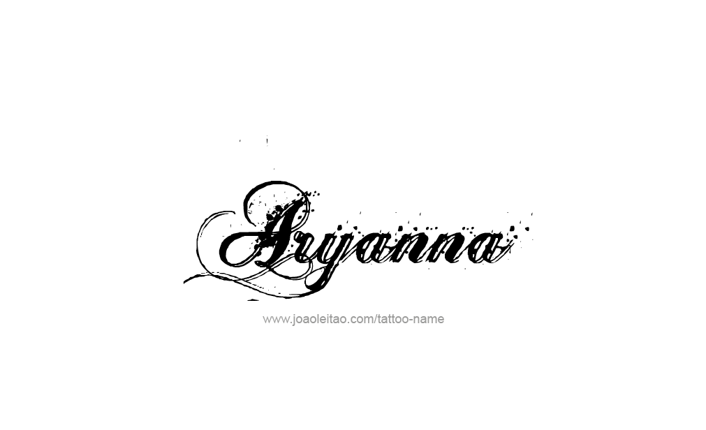 Tattoo Design  Name Aryanna   