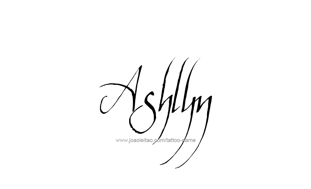 Tattoo Design  Name Ashlyn  