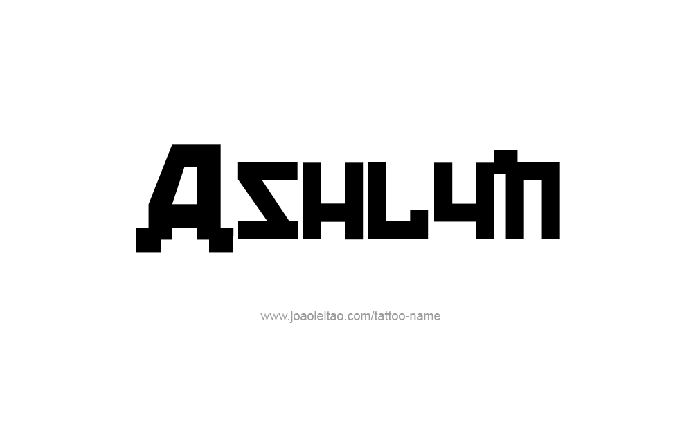 Tattoo Design  Name Ashlyn  