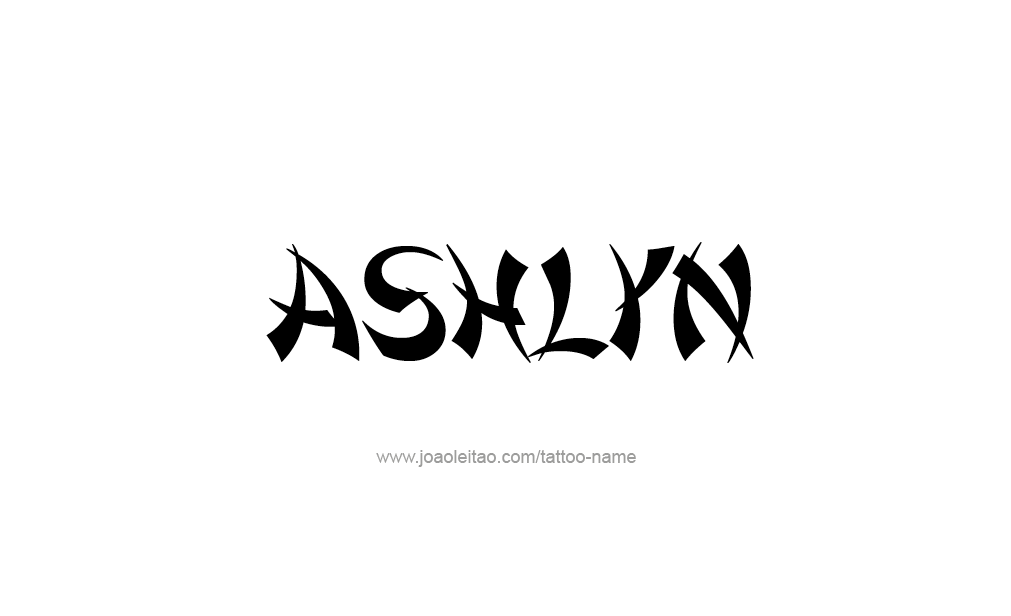 Tattoo Design  Name Ashlyn