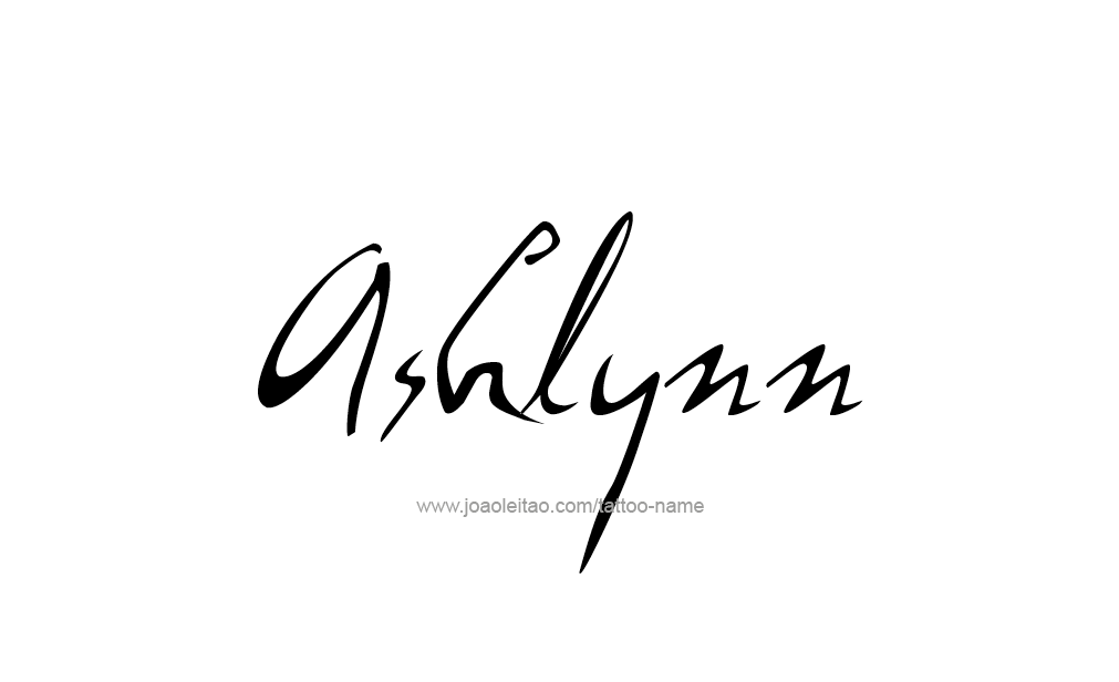 Tattoo Design  Name Ashlynn  