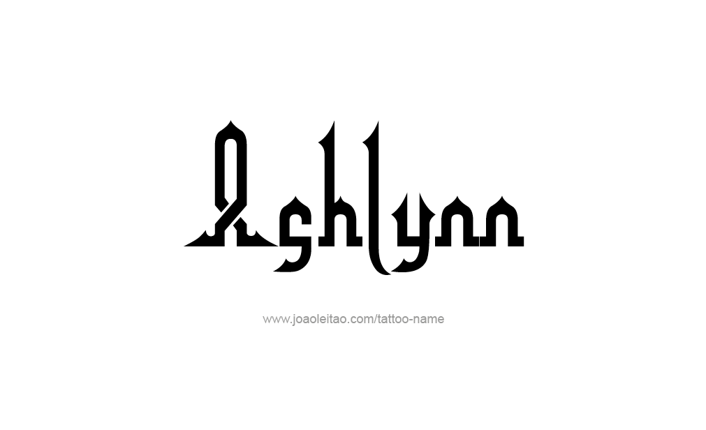 Tattoo Design  Name Ashlynn  