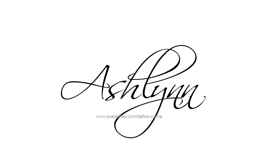 Tattoo Design  Name Ashlynn  