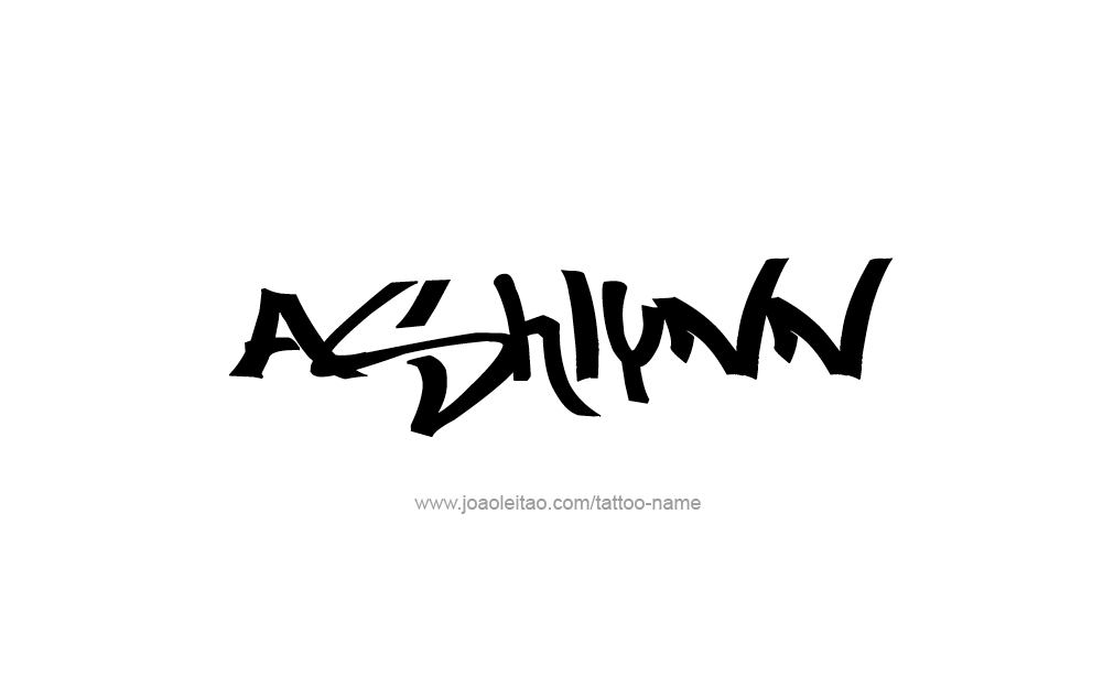 Tattoo Design  Name Ashlynn  