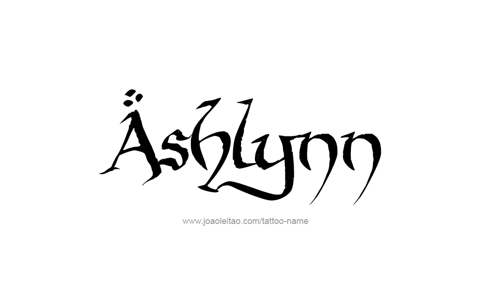 Tattoo Design  Name Ashlynn  