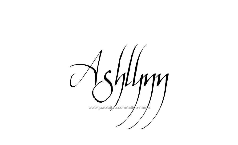 Tattoo Design  Name Ashlynn  