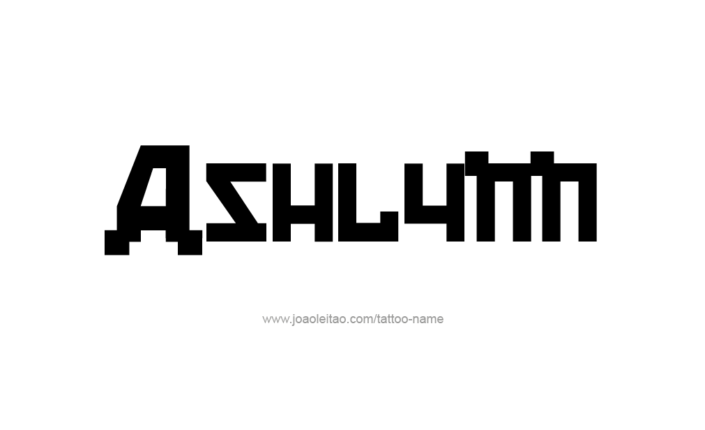 Tattoo Design  Name Ashlynn  