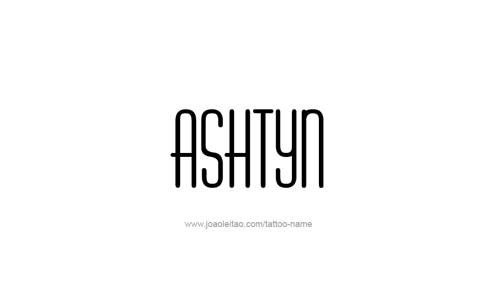 Tattoo Design  Name Ashtyn  