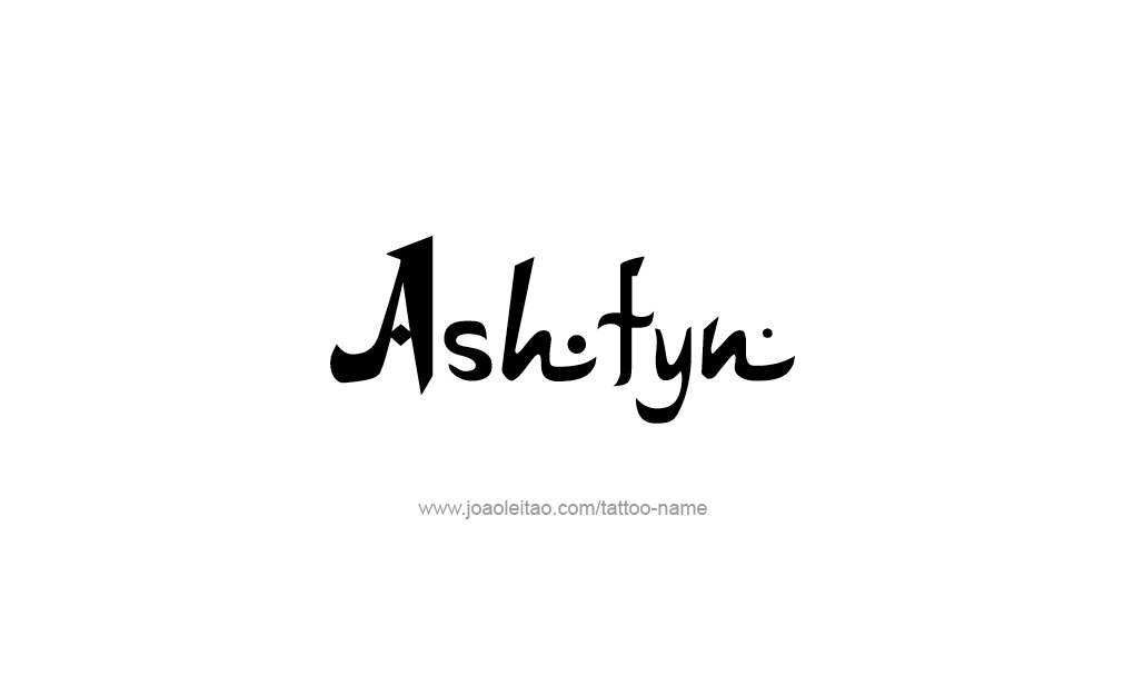 Tattoo Design  Name Ashtyn  