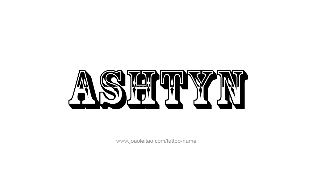 Tattoo Design  Name Ashtyn  