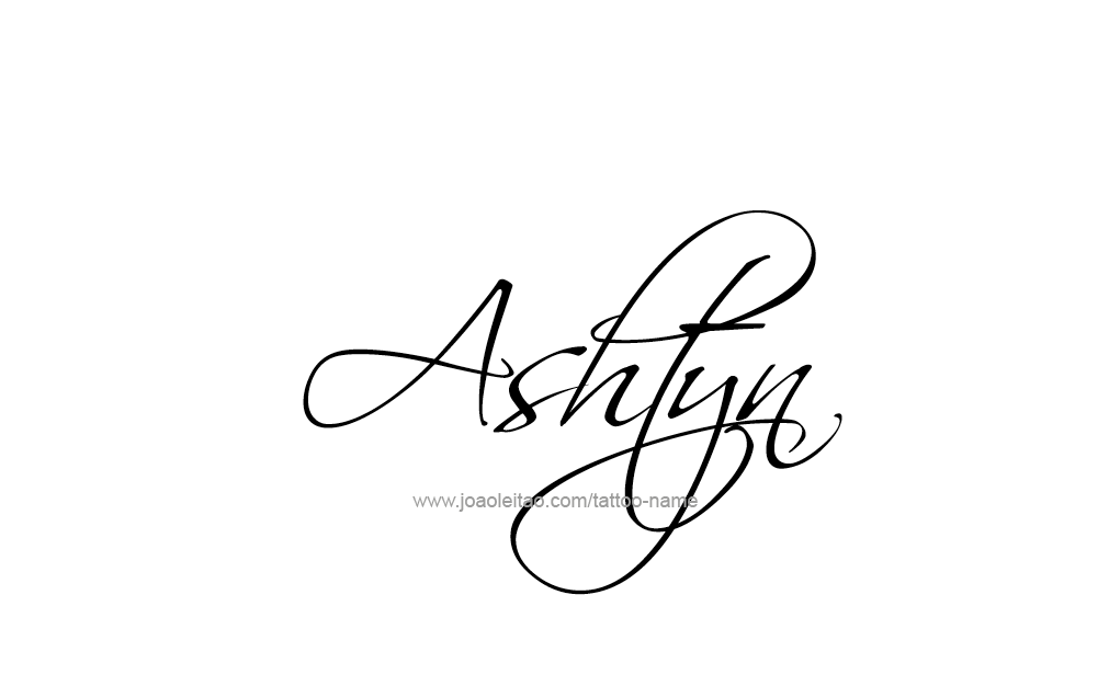 Tattoo Design  Name Ashtyn  