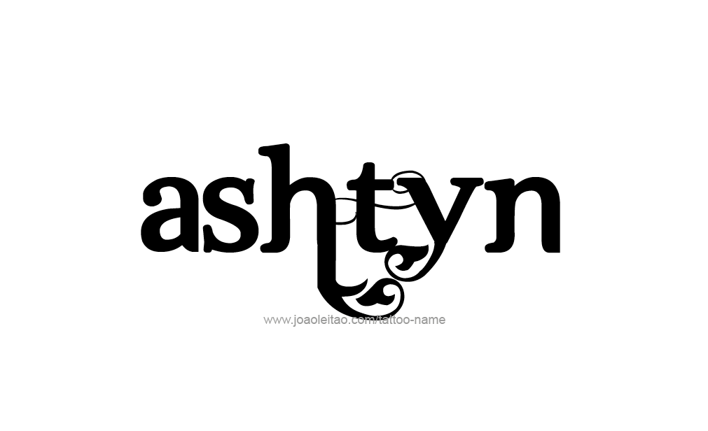 Tattoo Design  Name Ashtyn  