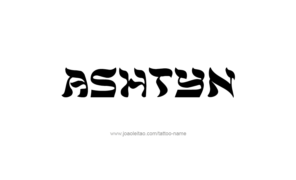 Tattoo Design  Name Ashtyn  