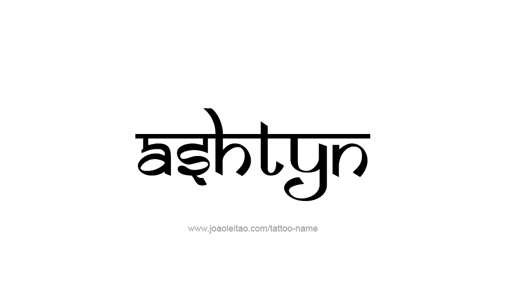 Tattoo Design  Name Ashtyn  