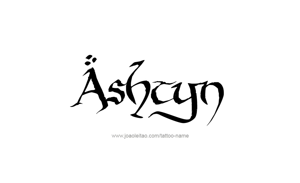 Tattoo Design  Name Ashtyn  