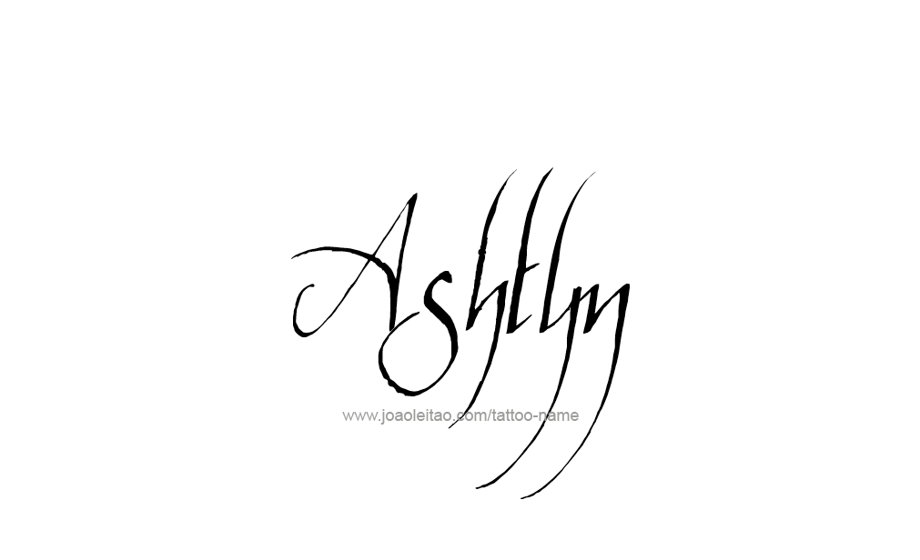 Tattoo Design  Name Ashtyn  