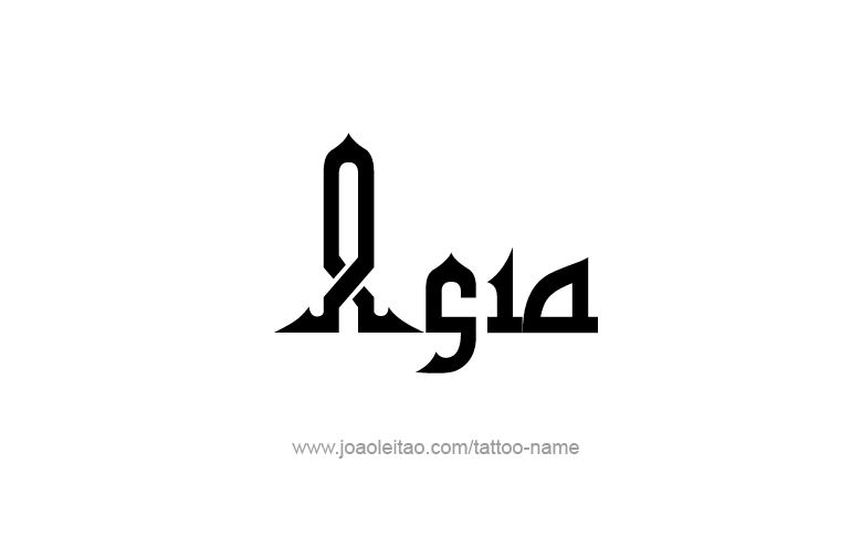 Tattoo Design  Name Asia  