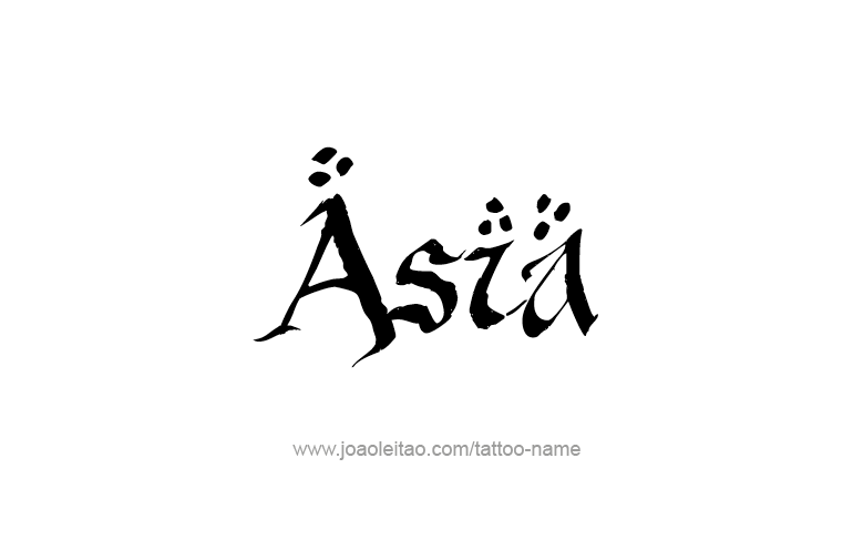 Tattoo Design  Name Asia  