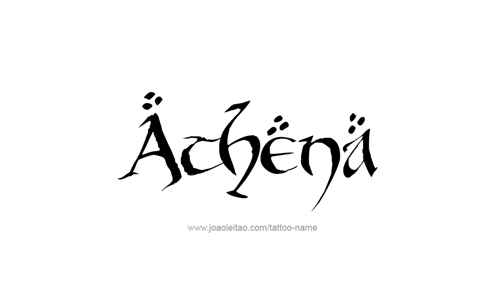 Tattoo Design  Name Athena  