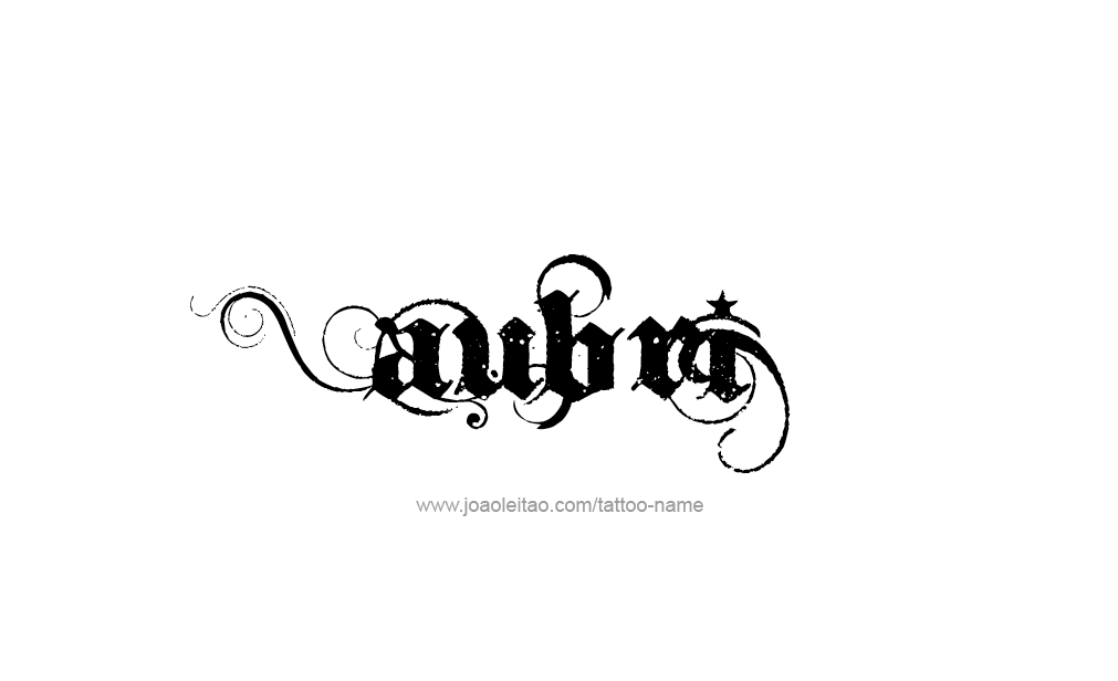 Tattoo Design  Name Aubri  