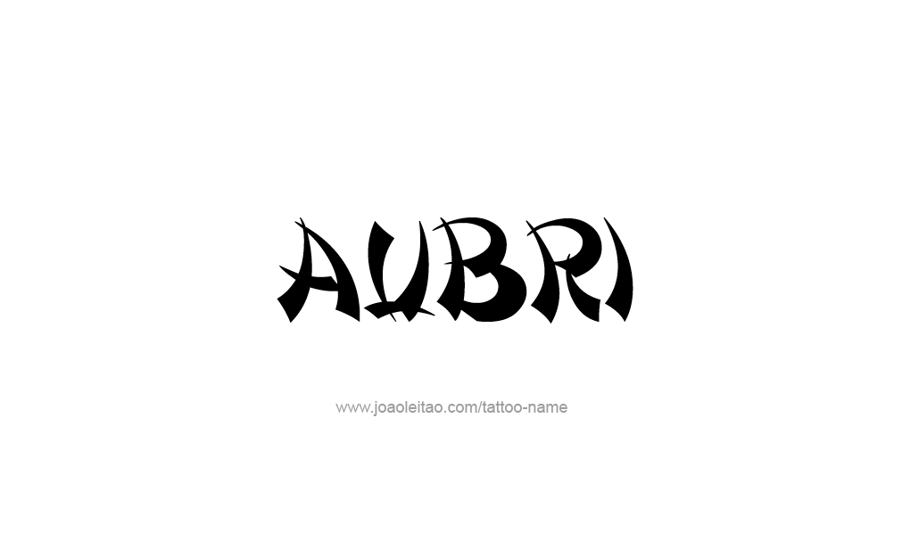 Tattoo Design  Name Aubri