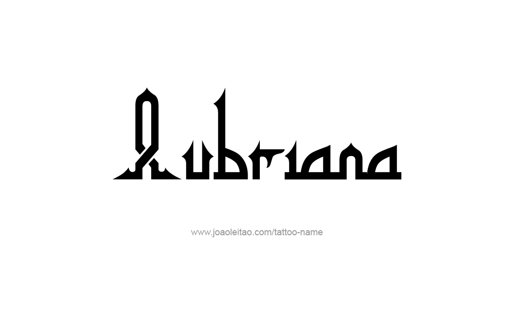 Tattoo Design  Name Aubriana  