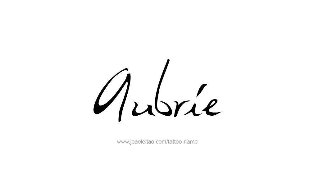 Tattoo Design  Name Aubrie  