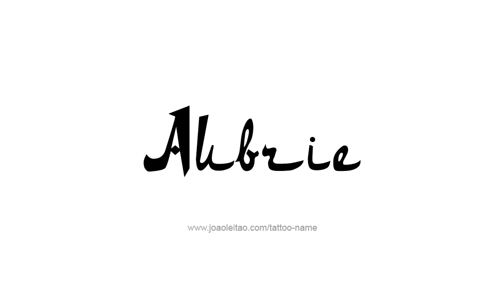 Tattoo Design  Name Aubrie  