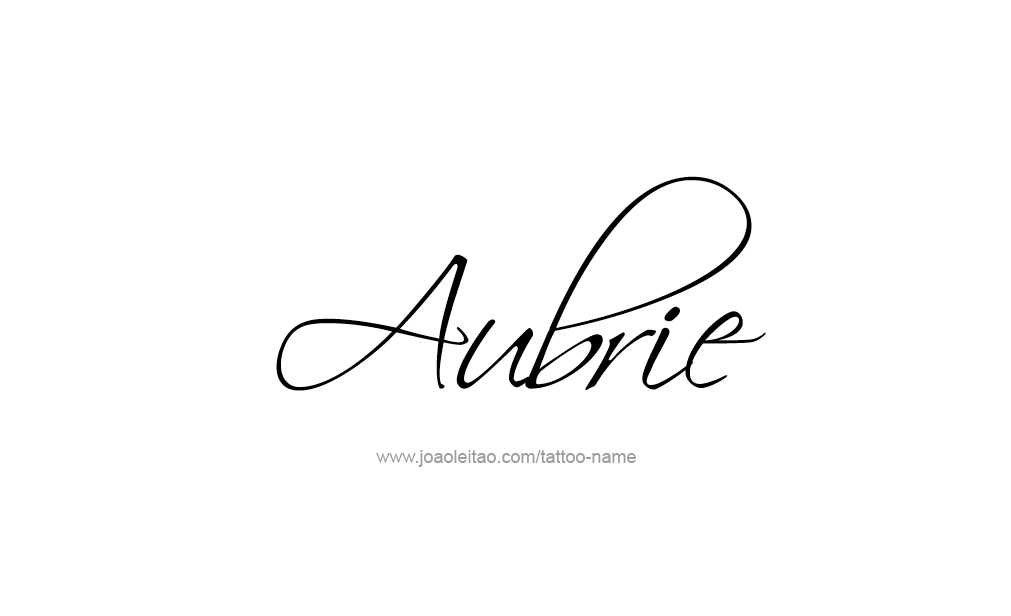 Tattoo Design  Name Aubrie  