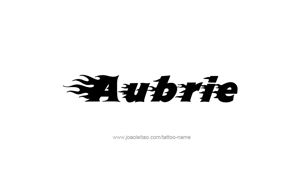 Tattoo Design  Name Aubrie  