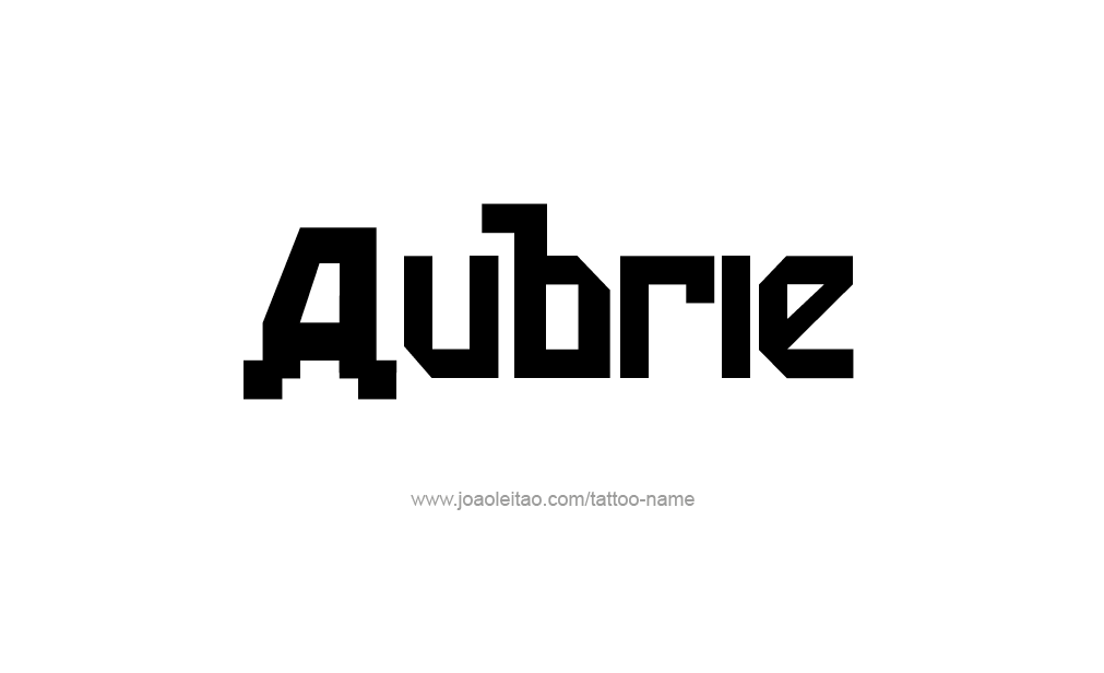 Tattoo Design  Name Aubrie  