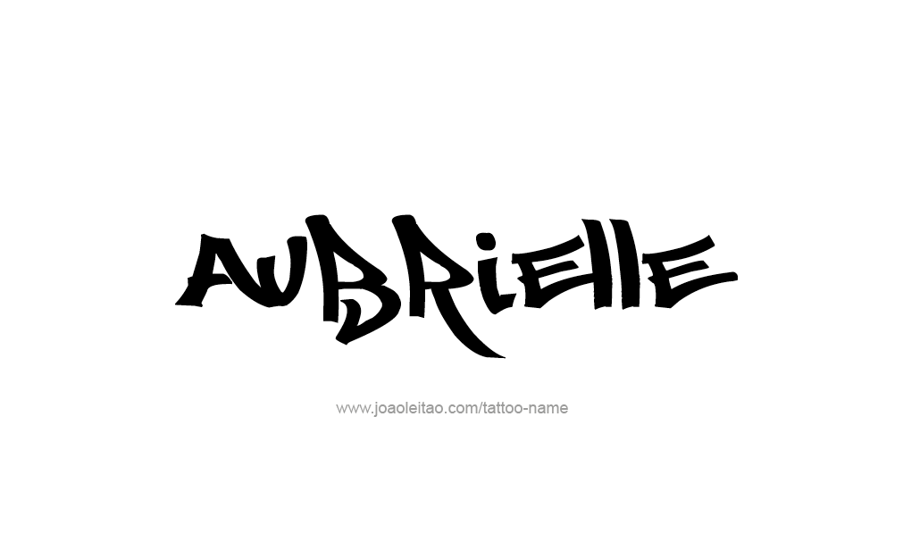 Tattoo Design  Name Aubrielle  