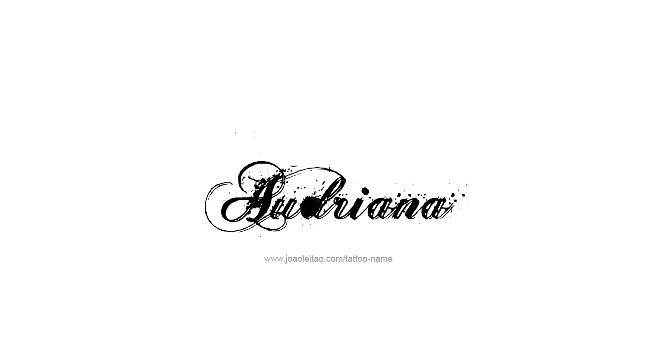 Tattoo Design  Name Audriana  