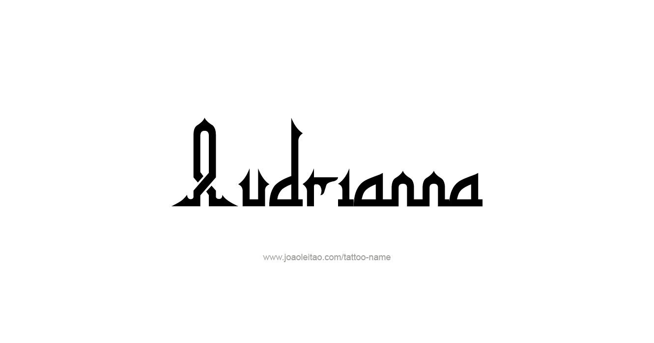 Tattoo Design  Name Audrianna  