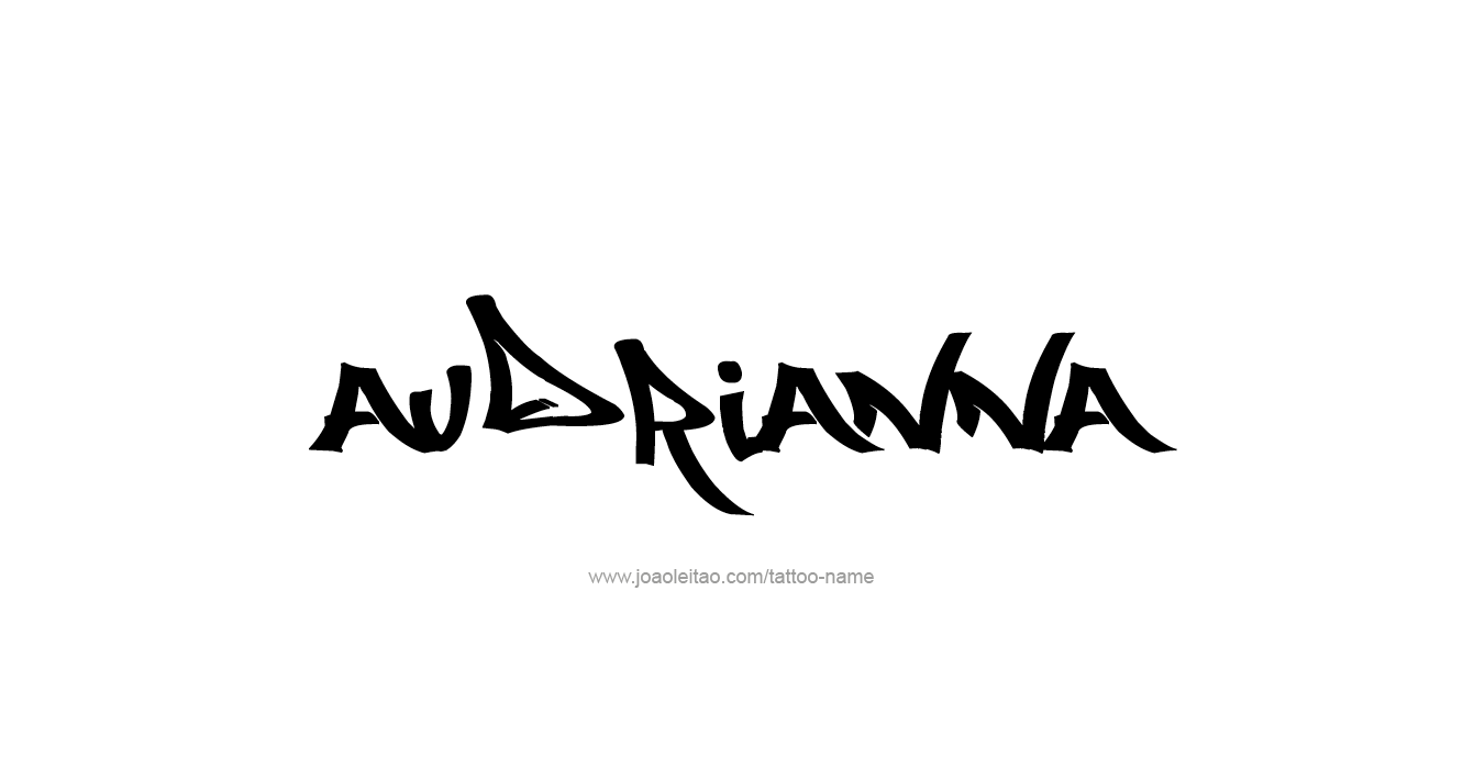 Tattoo Design  Name Audrianna  