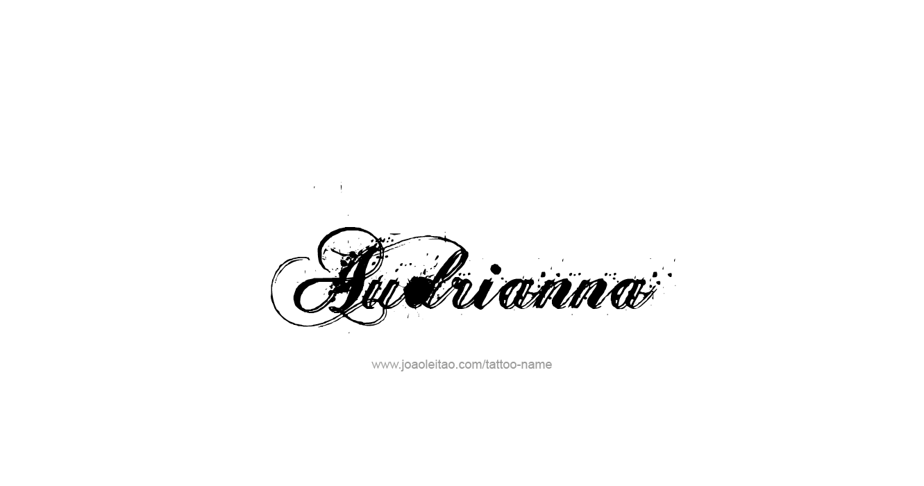 Tattoo Design  Name Audrianna  