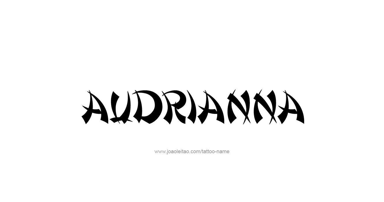 Tattoo Design  Name Audrianna
