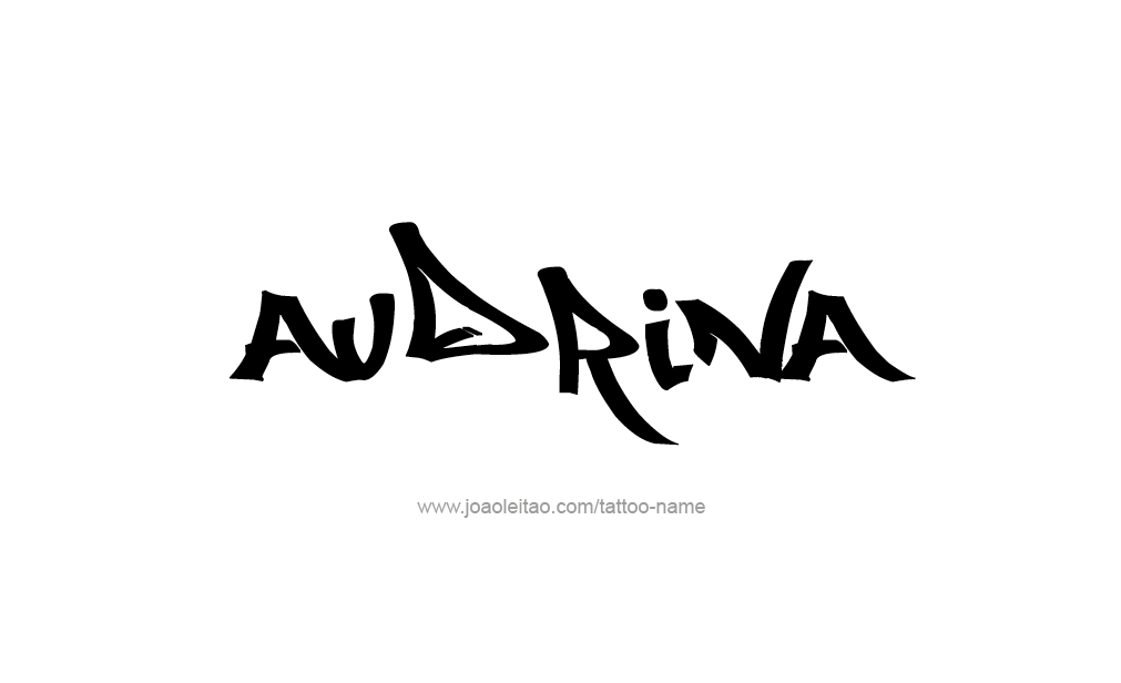 Tattoo Design  Name Audrina  